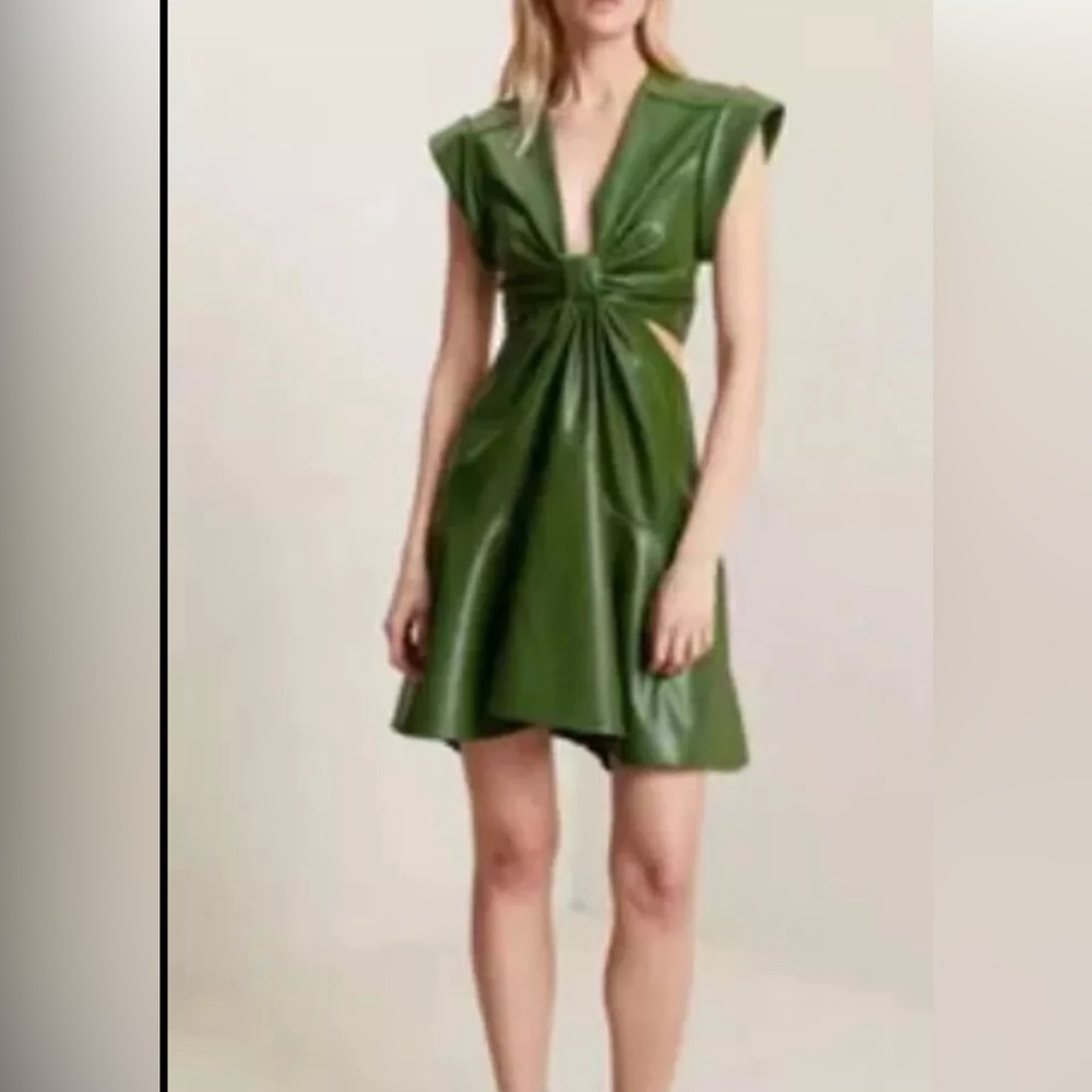 A.L.C. Vegan leather mini dress perfect condition 0 - fits like 4